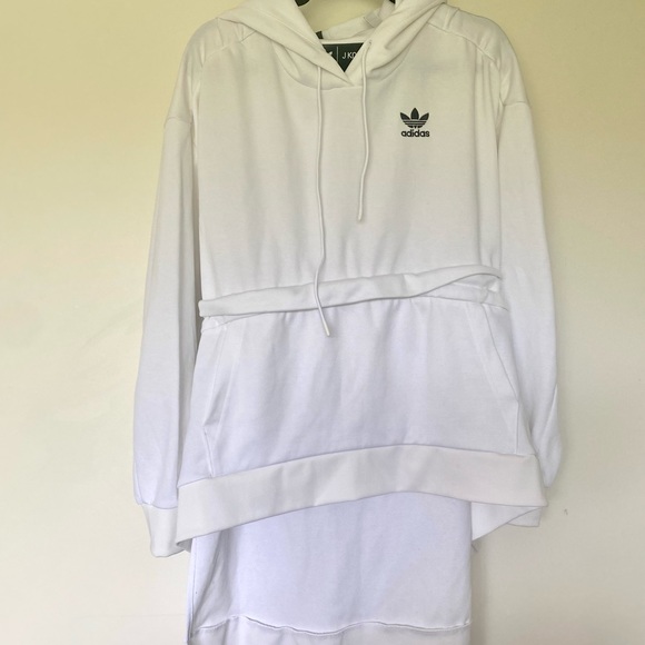 Adidas x J KOO Trefoil High-Low Hoodie - Picture 6 of 14